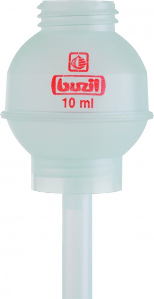 Buzil Dosierkugel transparent für 1L Flasche 10ml, 20ml, 50ml