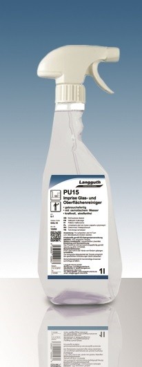 IMPRISE Glas- und Oberflächenreiniger (PU15) 1L Sprühflasche