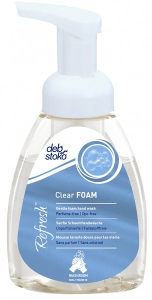 deb-stoko® Refresh™ Clear FOAM 250ml Pumpflasche