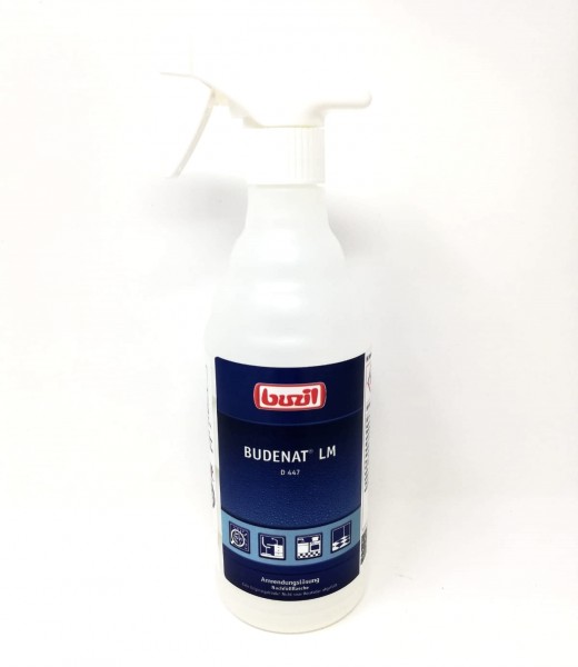 Buzil Spezial Leerfalsche + Sprühkopf weiß Budenat LM 600ml