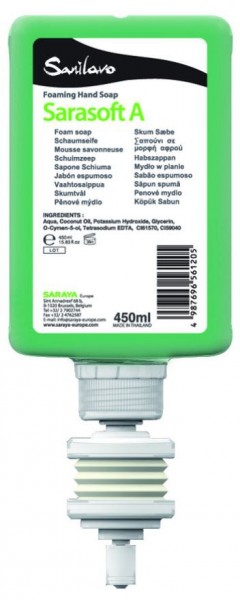 Saraya Schaumseife Sarasoft A 450 ml (für Sanilavo MD/UD-450)