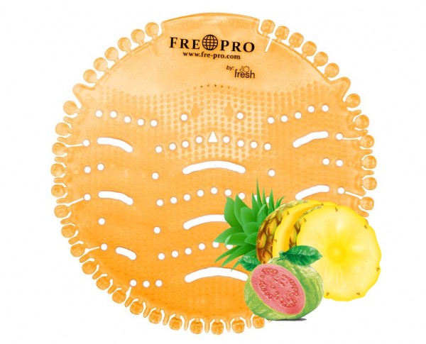 Fre Pro Wave 1 Urinalsieb mit Duft Guave Ananas LIMITED EDITION orange2